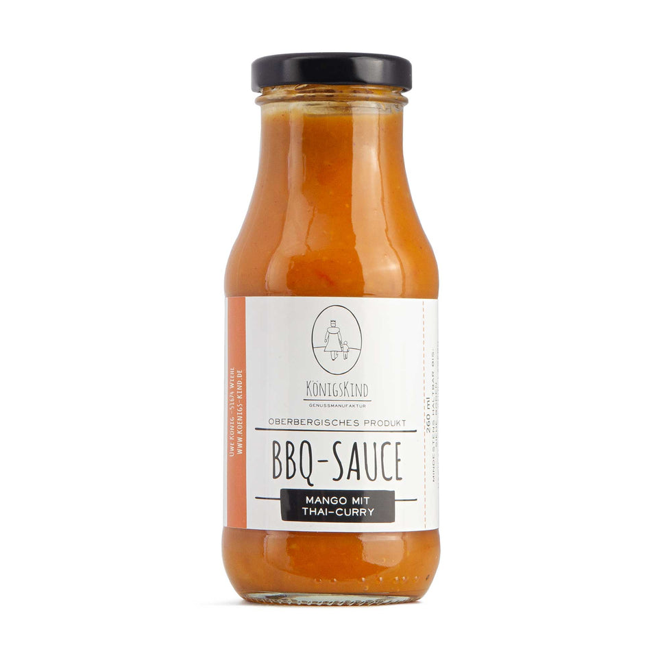 BBQ Sauce mit Mango und Thai Curry
