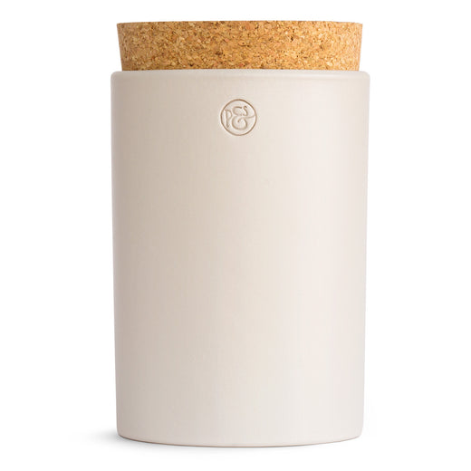 Vorratsdose hoch, warmgrau