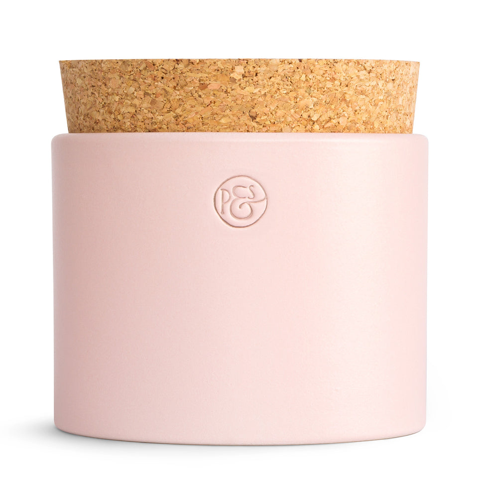 Vorratsdose niedrig, blassrosa