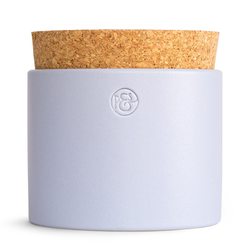 Vorratsdose niedrig, taubenblau