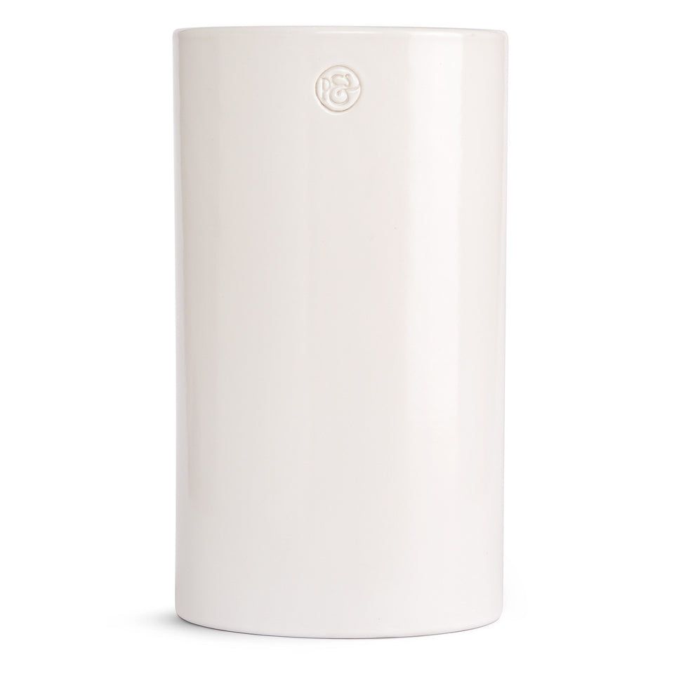 Weinkühler, weiß glänzend