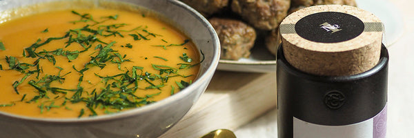 Süßkartoffelsuppe mit Chipotle Jalapeño