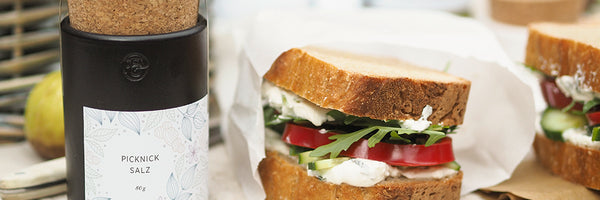 Sandwich mit Picknicksalz