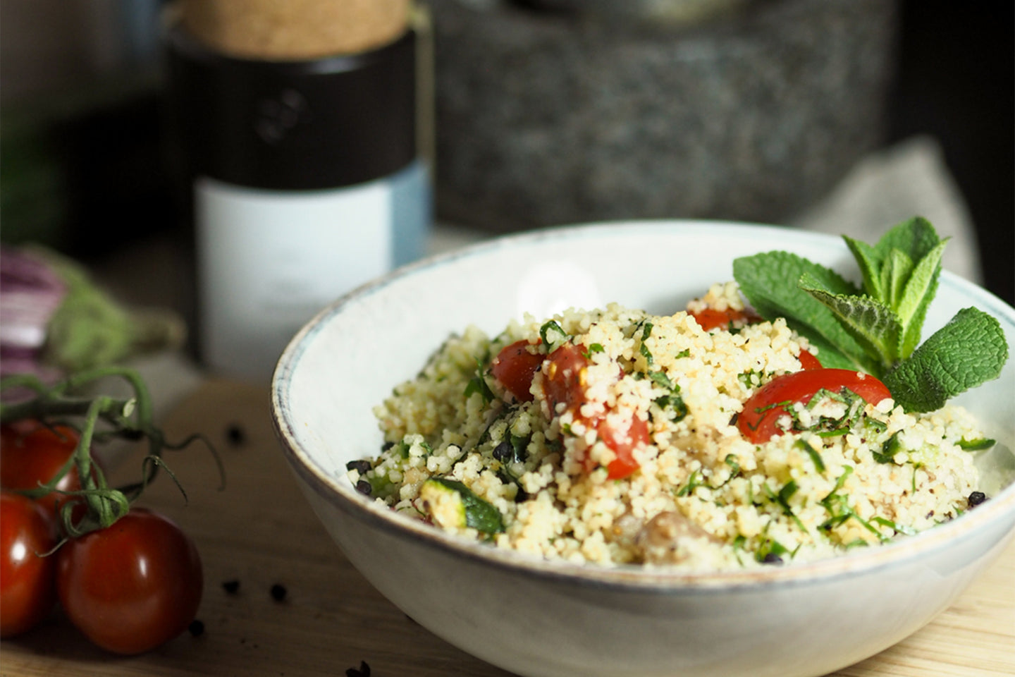 Couscous mit Timut Pfeffer