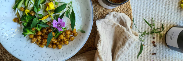 Glasnudelbowl mit Madras Curry
