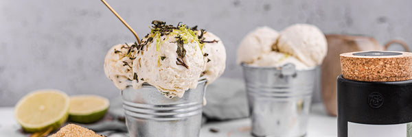 Mojito-Eis mit Krause Minze