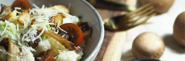Blumenkohl-Pilz-Risotto mit Waldpilzgewürz