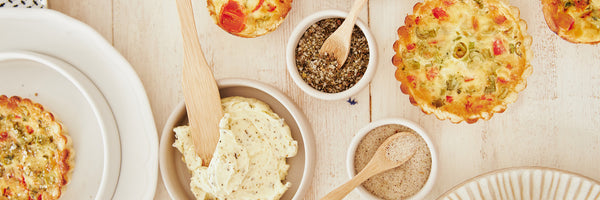 Würzig-pikante Quiche mit Picknicksalz