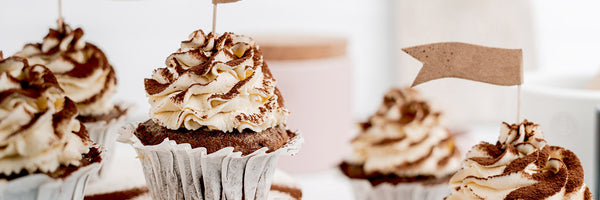 Coffee-Vanilla-Cupcakes mit Vanillezucker