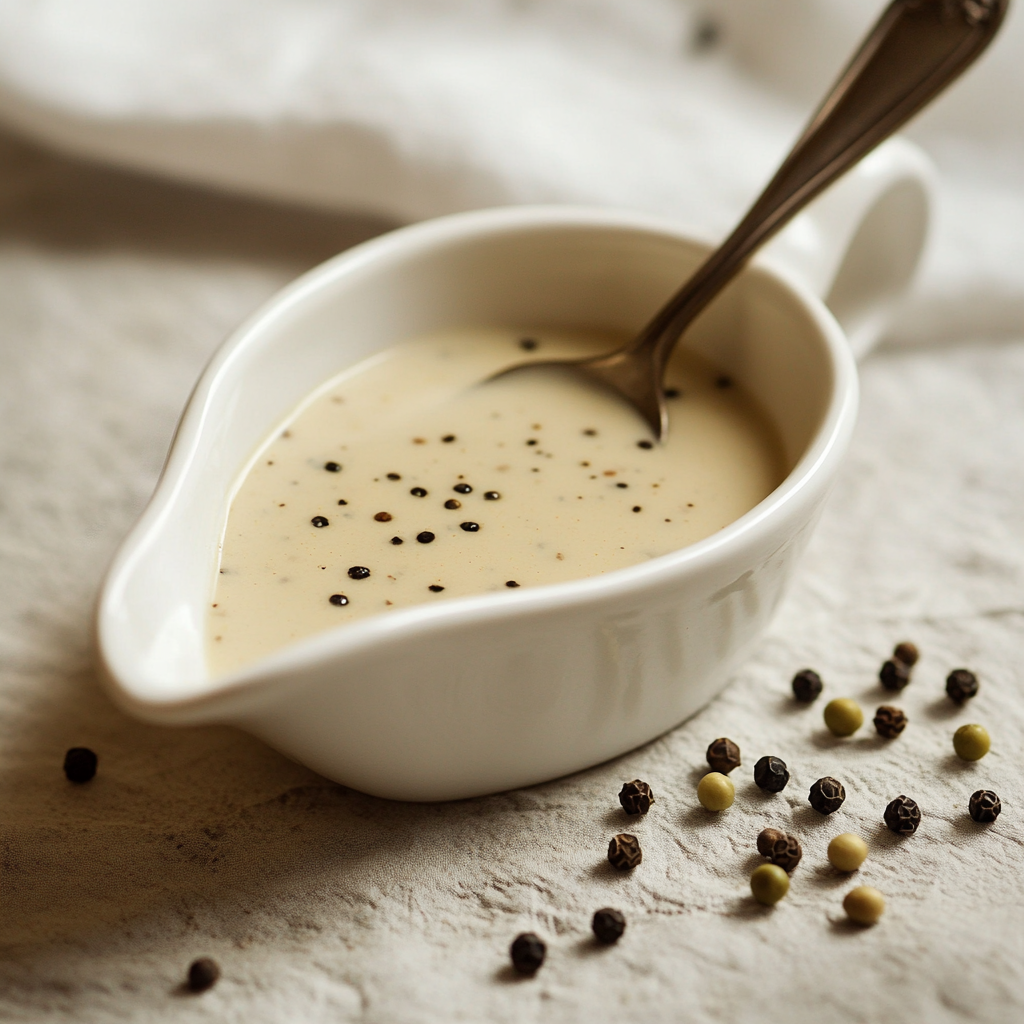 Grüne Pfeffersauce – Cremiges Rezept mit Sahne &amp; grünem Pfeffer ...