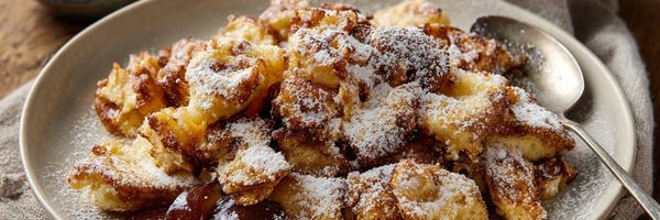 Kaiserschmarrn mit Zwetschkenröster & Kürbiskernöl