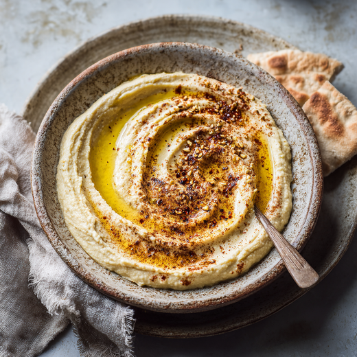 Hummus mit Kreuzkümmel und Sumach