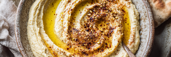 Hummus mit Kreuzkümmel und Sumach