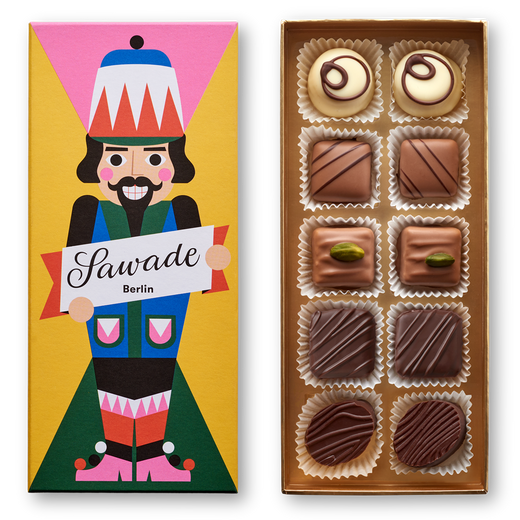 Pralinenschachtel Nussknacker Alkoholfrei