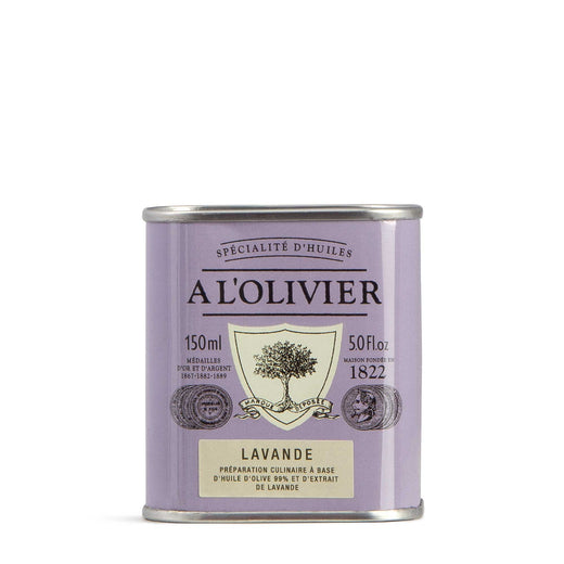 Aromatisiertes Natives Olivenöl Extra mit Lavendel