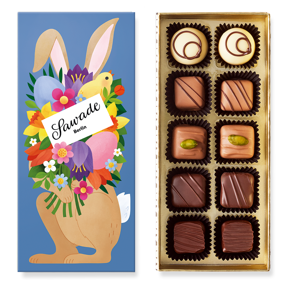 Pralinenschachtel Osterhase, 115g