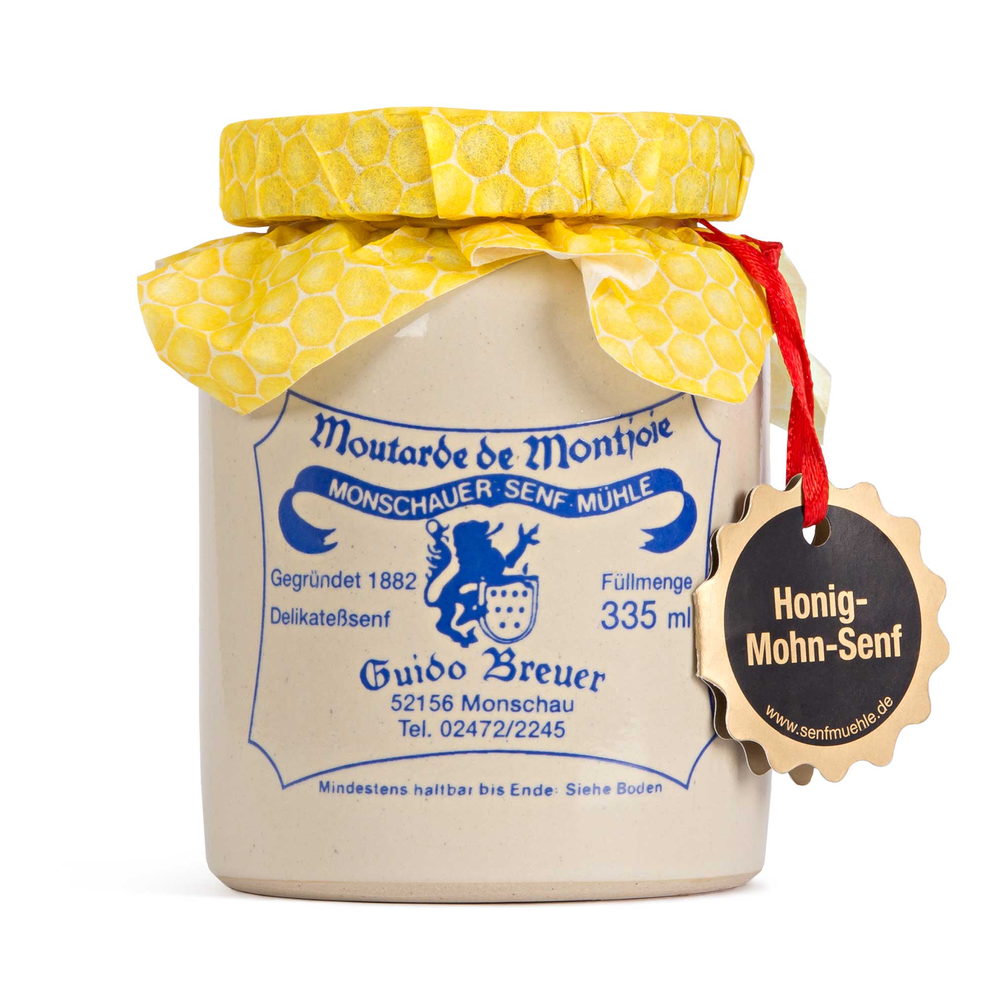 Monschauer Senfmühle Honig-Mohn-Senf - Pfeffersack &amp; Soehne