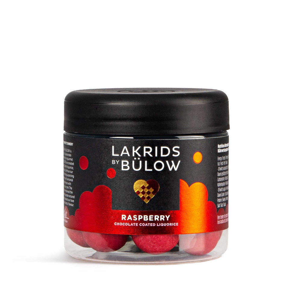 Crispy Raspberry - Süße Lakritz überzogen mit Himbeere und weißer Schokolade