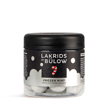 Lakrids by Bülow Frozen Mint in handlicher Dose – frisches Lakritz mit Minze, erhältlich bei Pfeffersack & Soehne