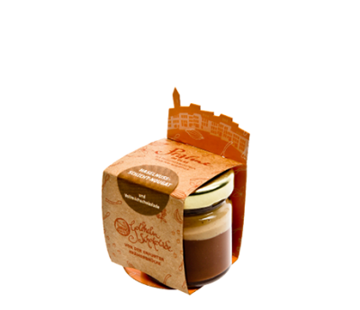 Praline Im Glas Haselnuss-Schichtnougat