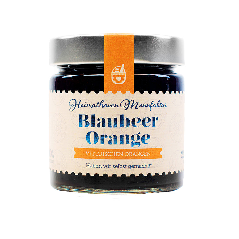 Blaubeer-Orange Fruchtaufstrich