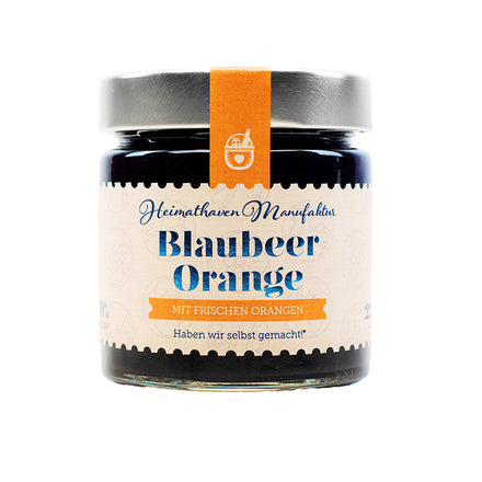 Blaubeer-Orange Fruchtaufstrich