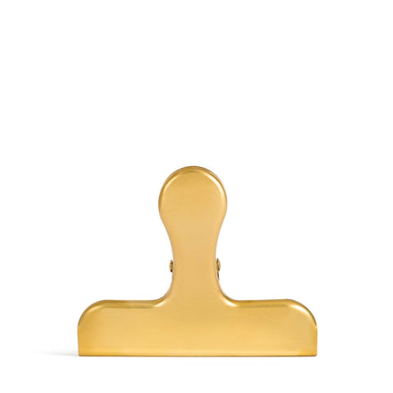 HAY, Clip Clip Klemme breit, 7,5 cm, Edelstahl, gold